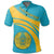 Kazakhstan Polo Shirt Coat Of Arms Cricket Style RLT8 - Wonder Print Shop