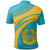 Kazakhstan Polo Shirt Coat Of Arms Cricket Style RLT8 - Wonder Print Shop