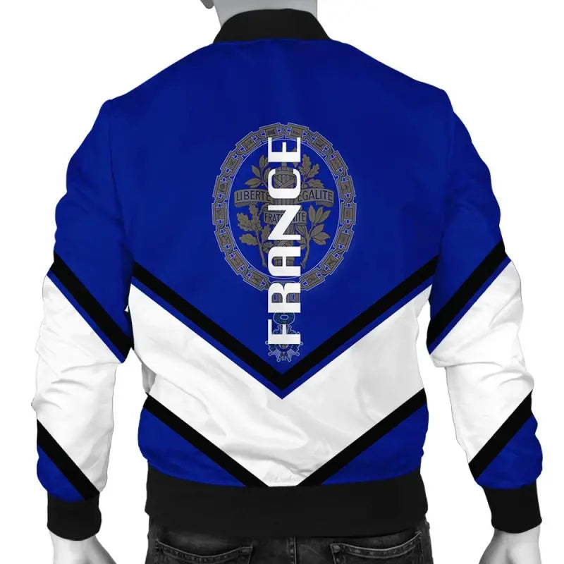 France Coat Of Arms Men Bomber Jacket Lucian Style RLT12 - Wonder Print Shop