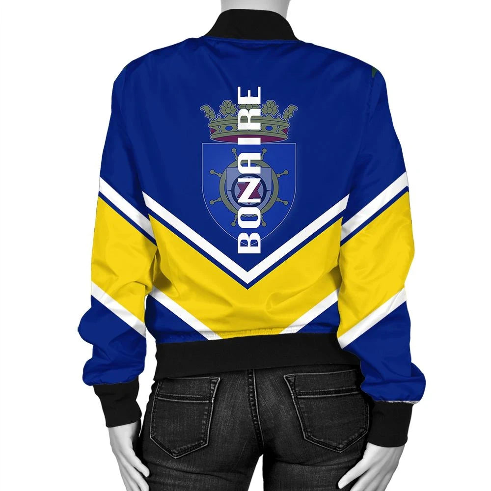 Bhutan Coat Of Arms Women Bomber Jacket Lucian Style RLT6 - Wonder Print Shop