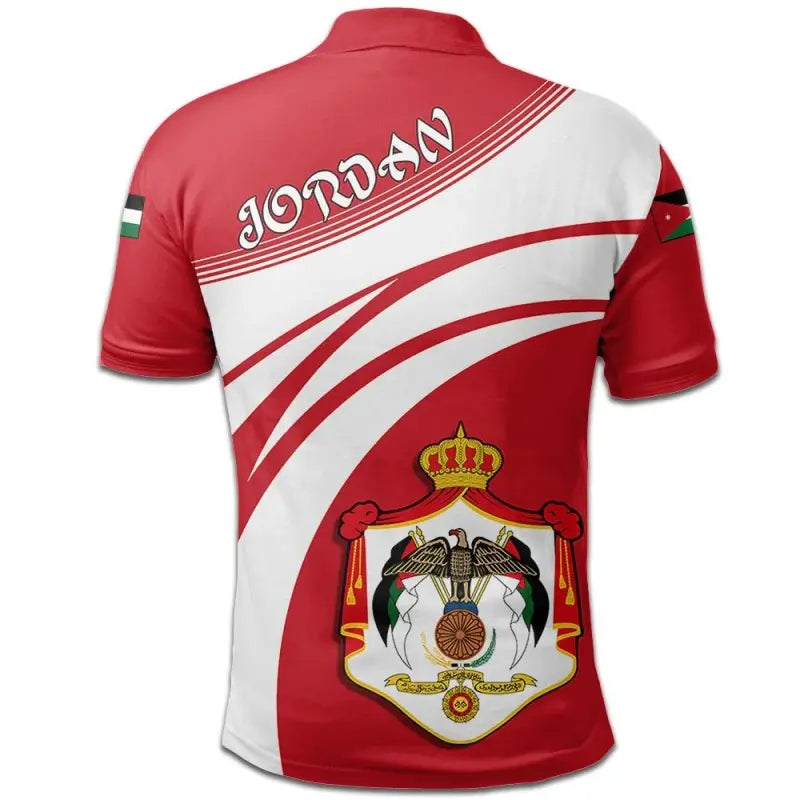 Jordan Polo Shirt Coat Of Arms Cricket Style RLT8 - Wonder Print Shop