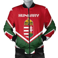 Hungary Coat Of Arms Men Bomber Jacket Lucian Style RLT8 - Wonder Print Shop