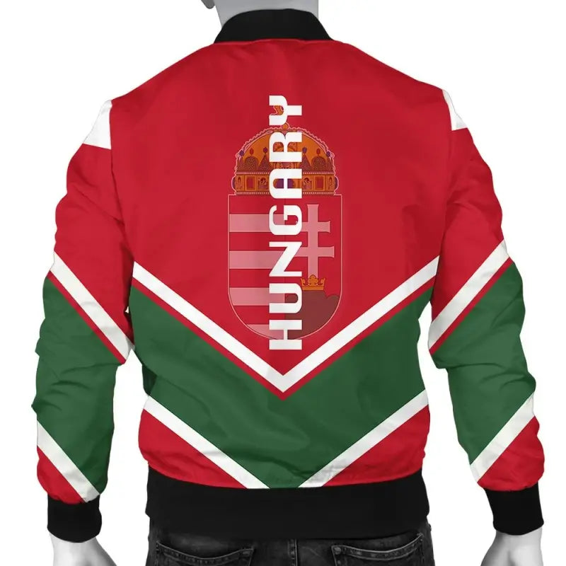 Hungary Coat Of Arms Men Bomber Jacket Lucian Style RLT8 - Wonder Print Shop