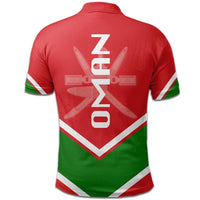 Oman Coat Of Arms Polo Lucian Style RLT13 - Wonder Print Shop