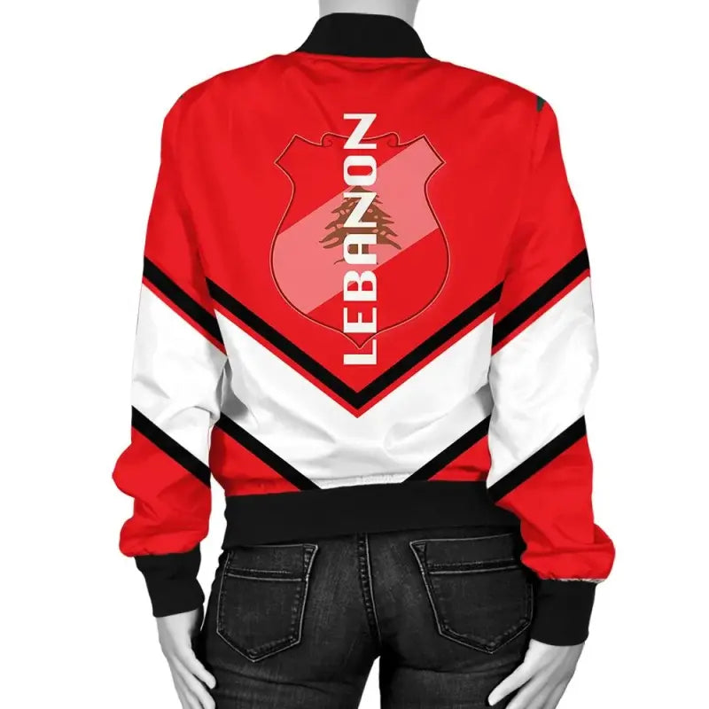 Laos Coat Of Arms Women Bomber Jacket Lucian Style RLT8 - Wonder Print Shop