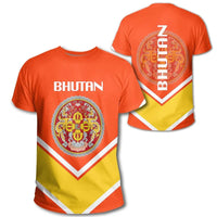 Bhutan Coat Of Arms T Shirt Lucian Style RLT6 - Wonder Print Shop