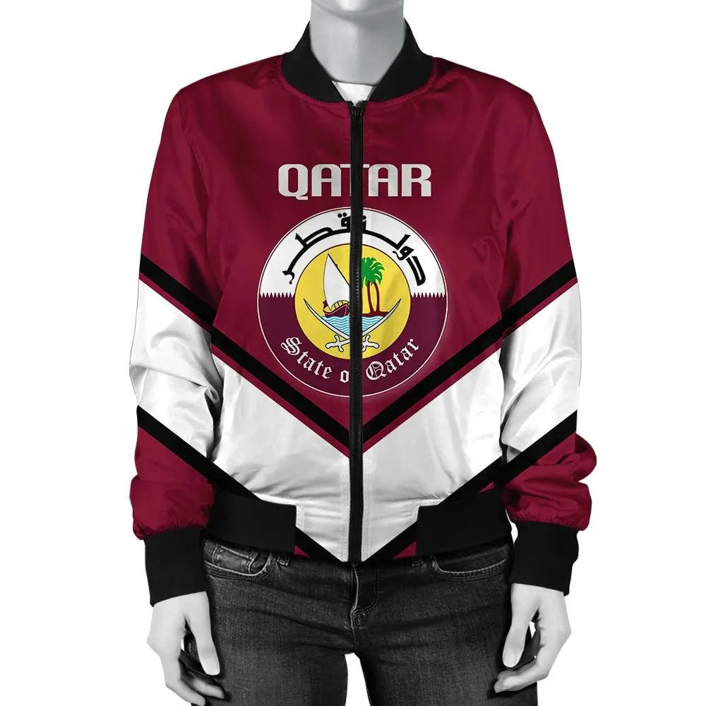 Saint Lucia Coat Of Arms Women Bomber Jacket Lucian Style RLT6 - Wonder Print Shop