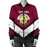 Saint Lucia Coat Of Arms Women Bomber Jacket Lucian Style RLT6 - Wonder Print Shop