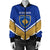Kazakhstan Coat Of Arms Women Bomber Jacket Lucian Style RLT8 - Wonder Print Shop