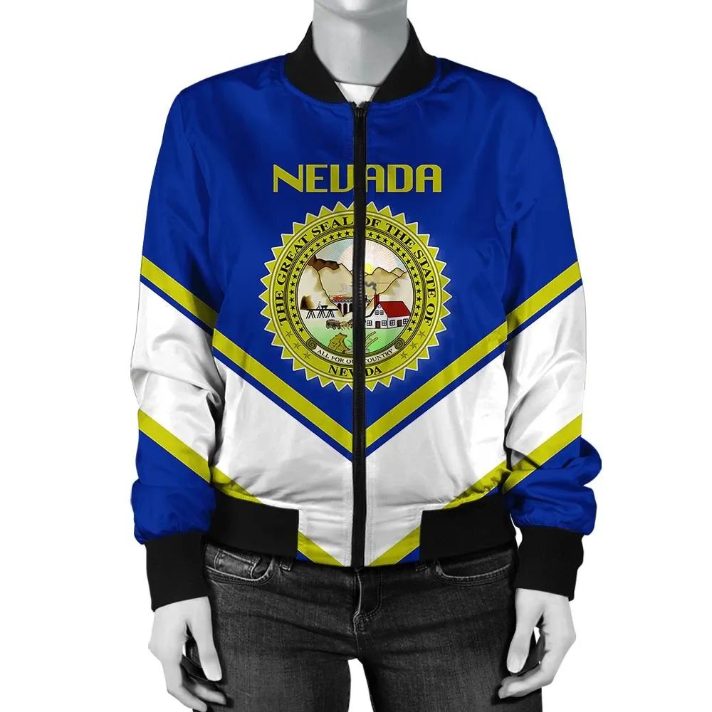 Nepal Coat Of Arms Women Bomber Jacket Lucian Style RLT7 - Wonder Print Shop