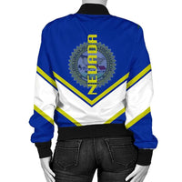 Nepal Coat Of Arms Women Bomber Jacket Lucian Style RLT7 - Wonder Print Shop