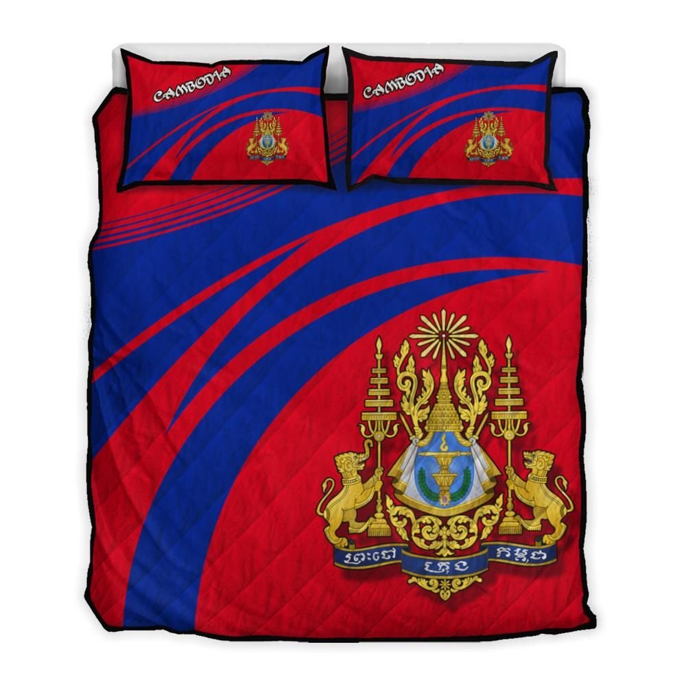 cambodia-coat-of-arms-quilt-bed-set-cricket