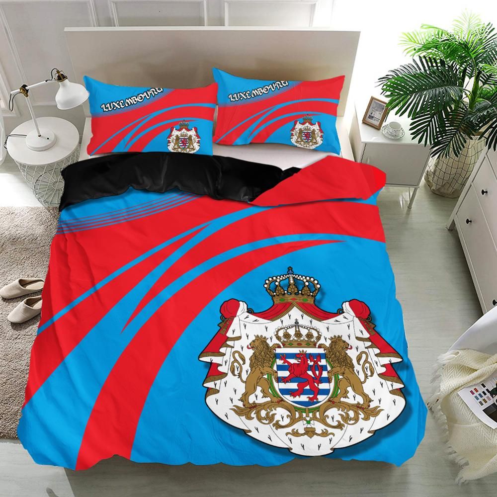 Luxembourg Coat Of Arms Bedding Set Cricket RLT6 - Wonder Print Shop