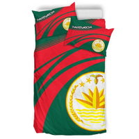 Bangladesh Coat Of Arms Bedding Set Cricket RLT6 - Wonder Print Shop