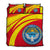 Kyrgyzstan Coat Of Arms Quilt Bed Set Cricket RLT8 - Wonder Print Shop