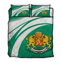 Bulgaria Coat Of Arms Quilt Bed Set Cricket RLT7 - Wonder Print Shop