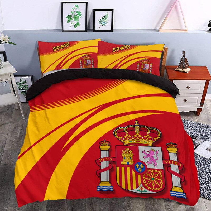 Spain Coat Of Arms Bedding Set Cricket RLT12 - Wonder Print Shop