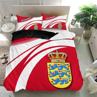 Denmark Coat Of Arms Bedding Set Cricket RLT13 - Wonder Print Shop