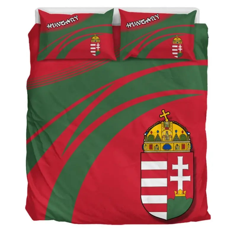 Hungary Coat Of Arms Bedding Set Cricket RLT8 - Wonder Print Shop
