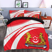 Singapore Coat Of Arms Bedding Set Cricket RLT13 - Wonder Print Shop