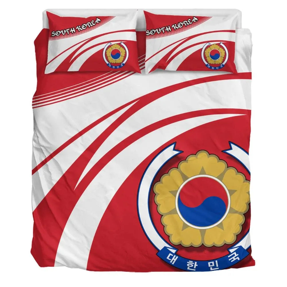 South Korea Coat Of Arms Bedding Set Cricket RLT8 - Wonder Print Shop