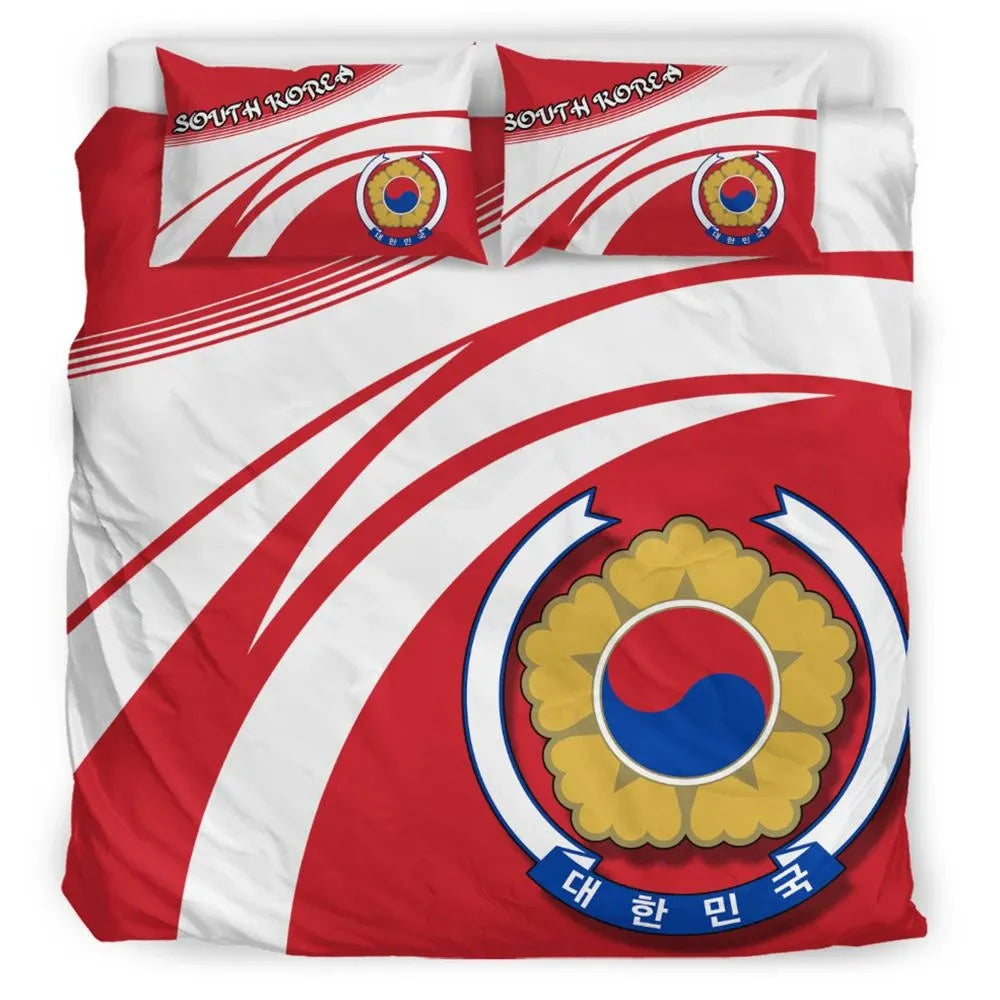 South Korea Coat Of Arms Bedding Set Cricket RLT8 - Wonder Print Shop