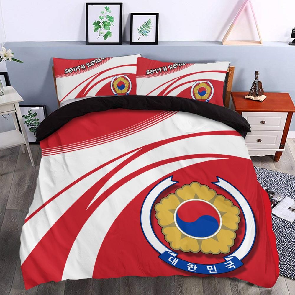 South Korea Coat Of Arms Bedding Set Cricket RLT8 - Wonder Print Shop