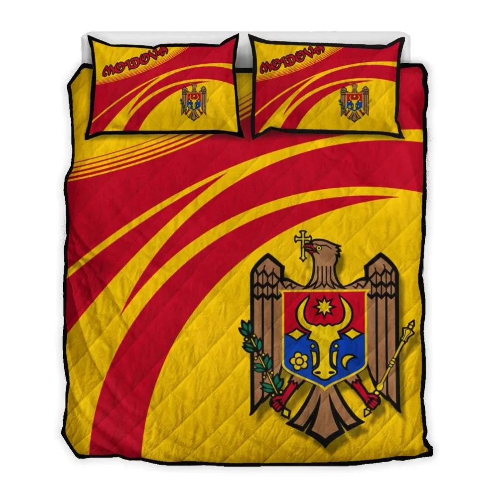 moldova-coat-of-arms-quilt-bed-set-cricketw