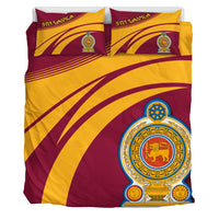 Sri Lanka Coat Of Arms Bedding Set Cricket RLT7 - Wonder Print Shop