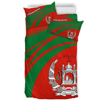 Afghanistan Coat Of Arms Bedding Set Cricket RLT8 - Wonder Print Shop