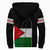 Palestine Flag Sherpa Hoodie Coat Of Arms RLT13 - Wonder Print Shop