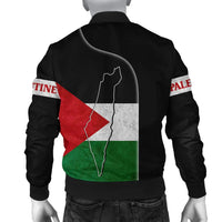 Palestine Flag Bomber Jacket Coat Of Arms RLT13 - Wonder Print Shop