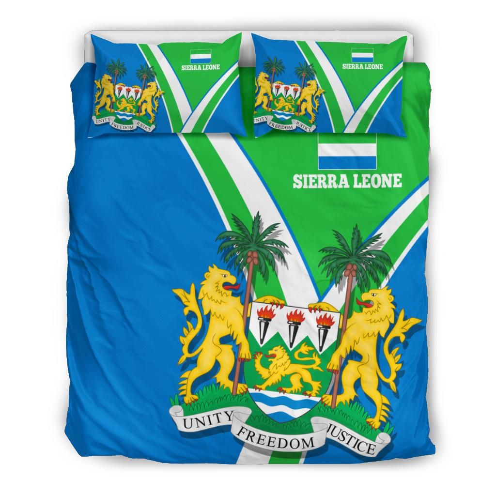 Sierra Leone Bedding Set Sierra Leone Pride RLT7 - Wonder Print Shop