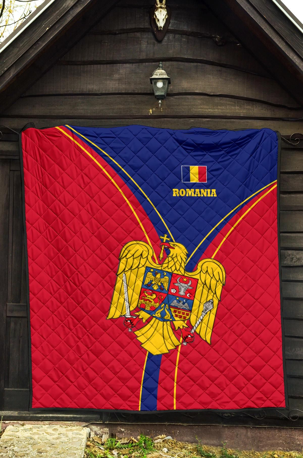 Romania Premium Quilt Romanian Pride RLT13 - Wonder Print Shop