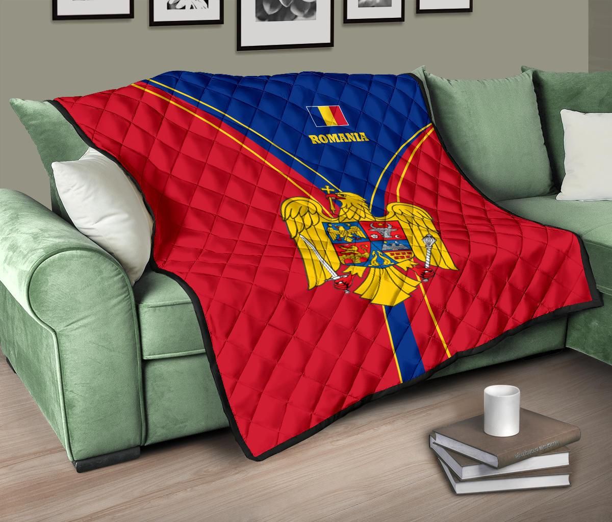 Romania Premium Quilt Romanian Pride RLT13 - Wonder Print Shop