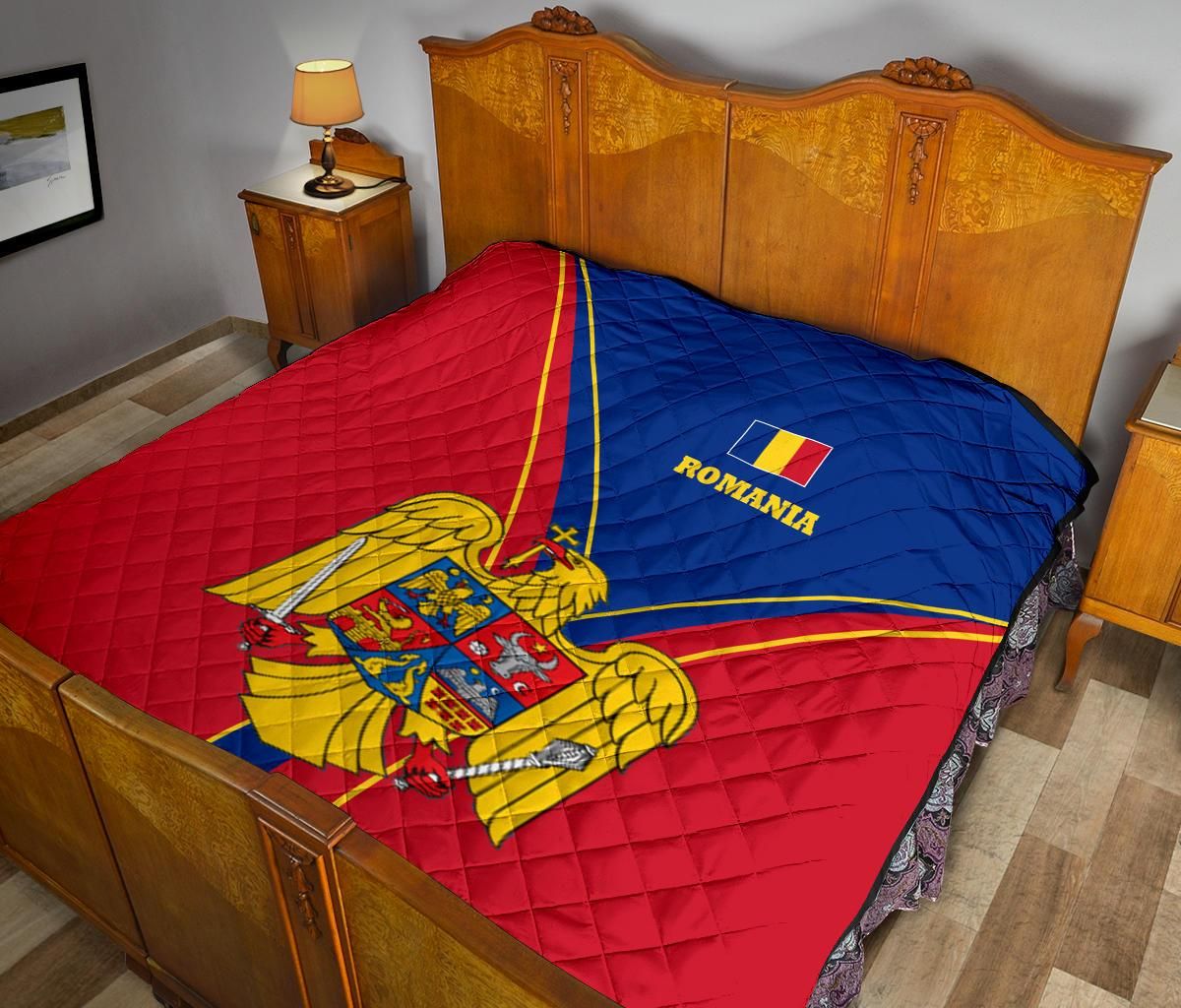 Romania Premium Quilt Romanian Pride RLT13 - Wonder Print Shop