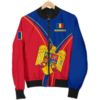Romania Women's Bomber Jacket Romanian Pride RLT13 - Wonder Print Shop
