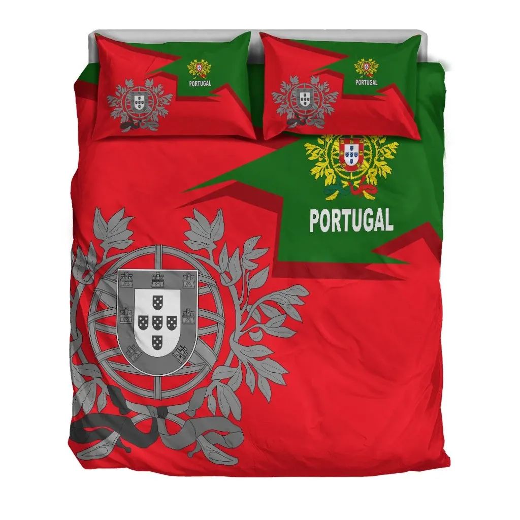 Portugal Bedding Set Coat Of Arms New Style RLT7 - Wonder Print Shop