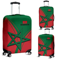 Morocco Luggage Cover Moroccan Pride RLT7 - Wonder Print Shop