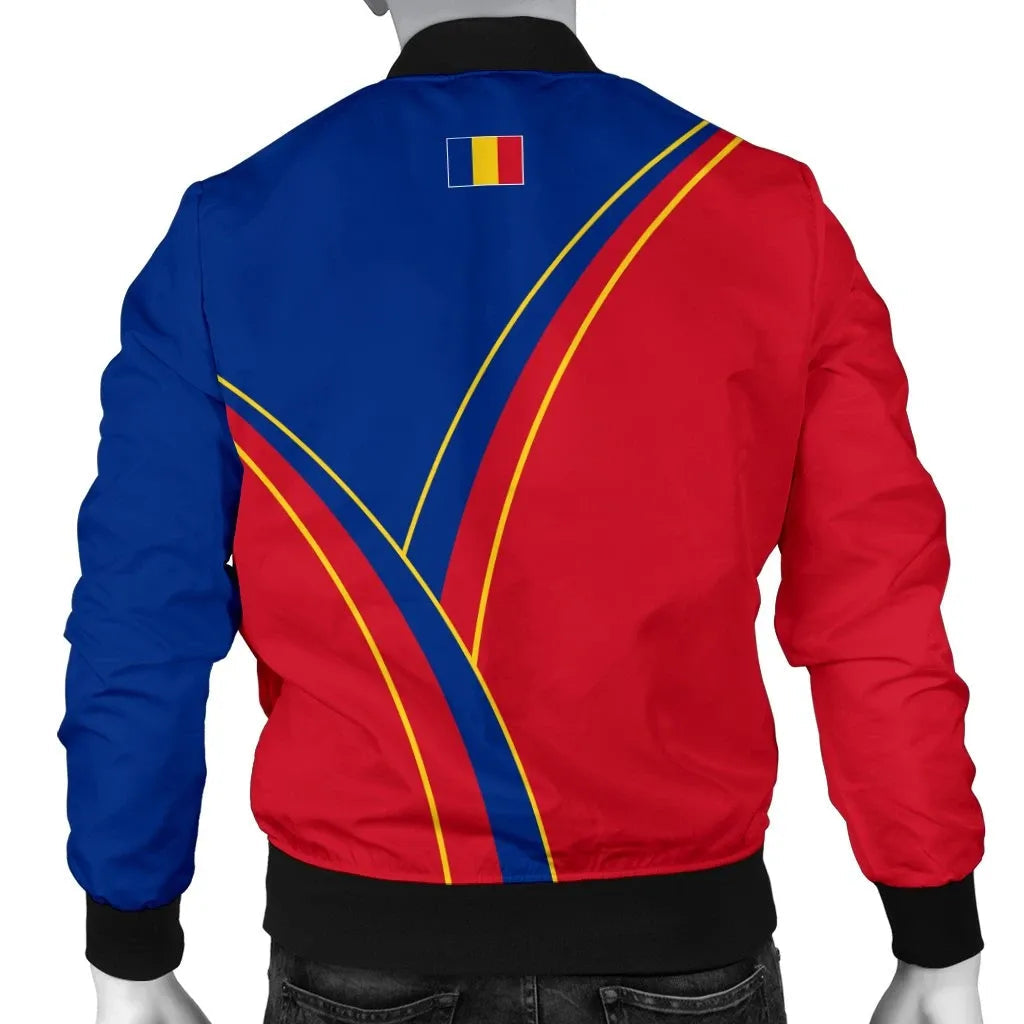 Romania Men's Bomber Jacket Romanian Pride RLT13 - Wonder Print Shop