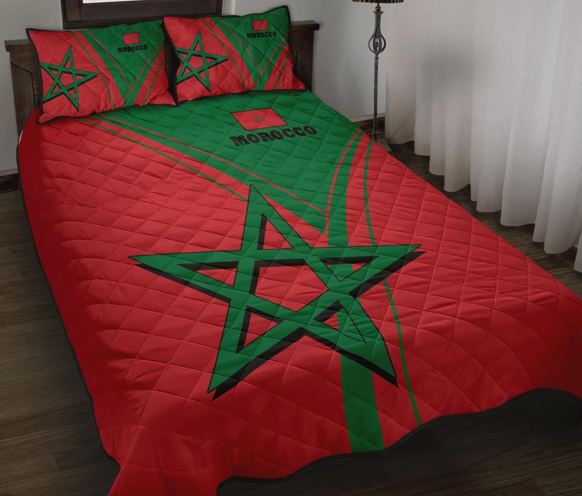 Morocco Quilt Bed Set Moroccan Pride RLT7 - Wonder Print Shop
