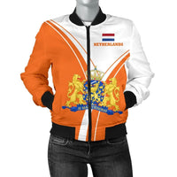 Netherland Women's Bomber Jacket Netherland Pride RLT7 - Wonder Print Shop
