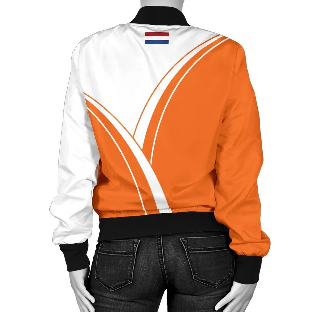 Netherland Women's Bomber Jacket Netherland Pride RLT7 - Wonder Print Shop