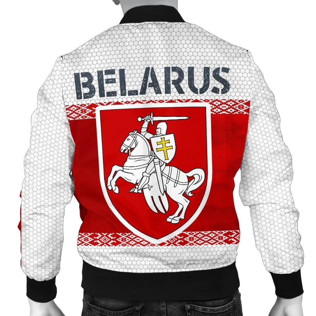 Belarus Coat of Arms Men's Bomber Jacket Special RLT6 - Wonder Print Shop