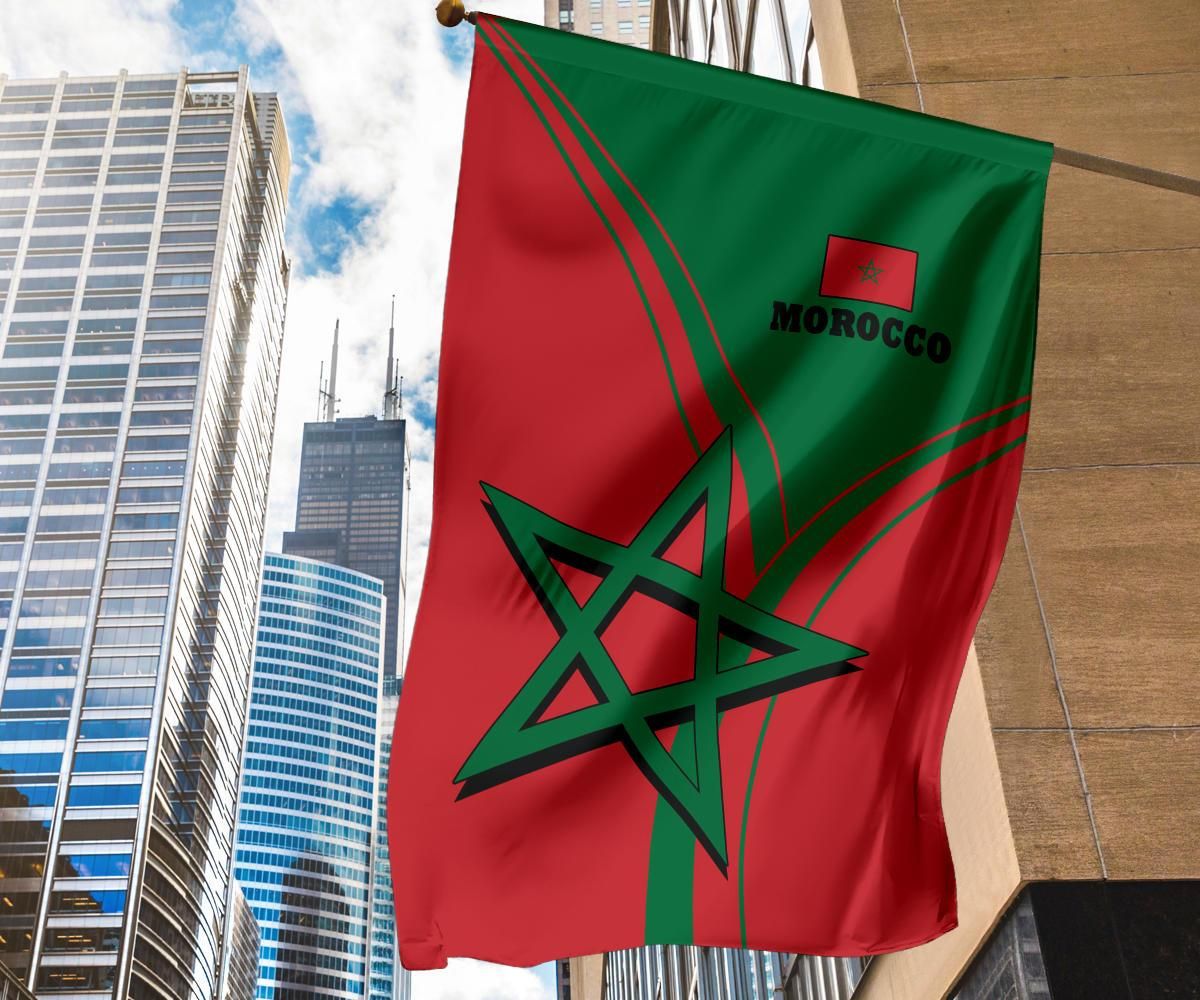 Morocco Garden Flag Moroccan Pride RLT7 - Wonder Print Shop