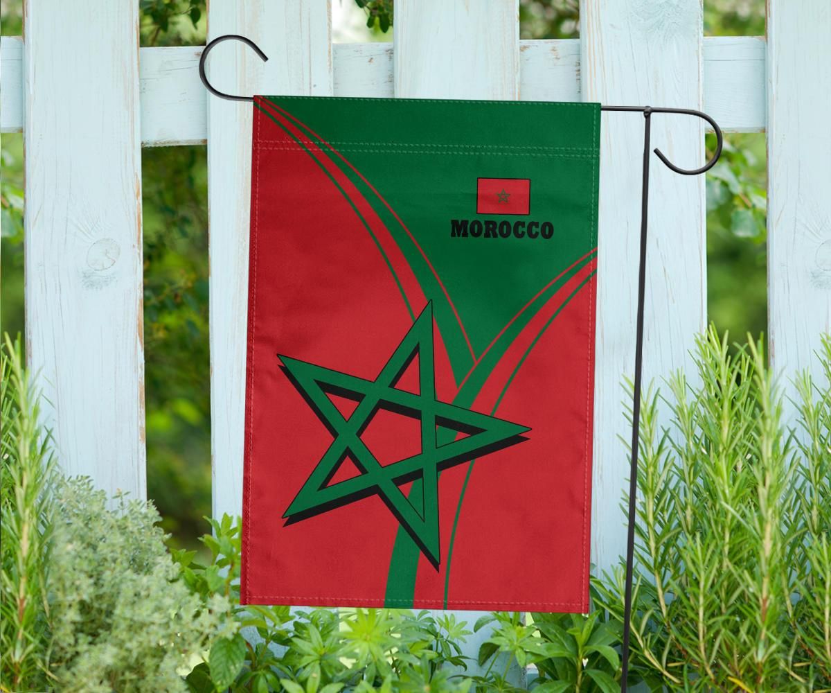 Morocco Garden Flag Moroccan Pride RLT7 - Wonder Print Shop
