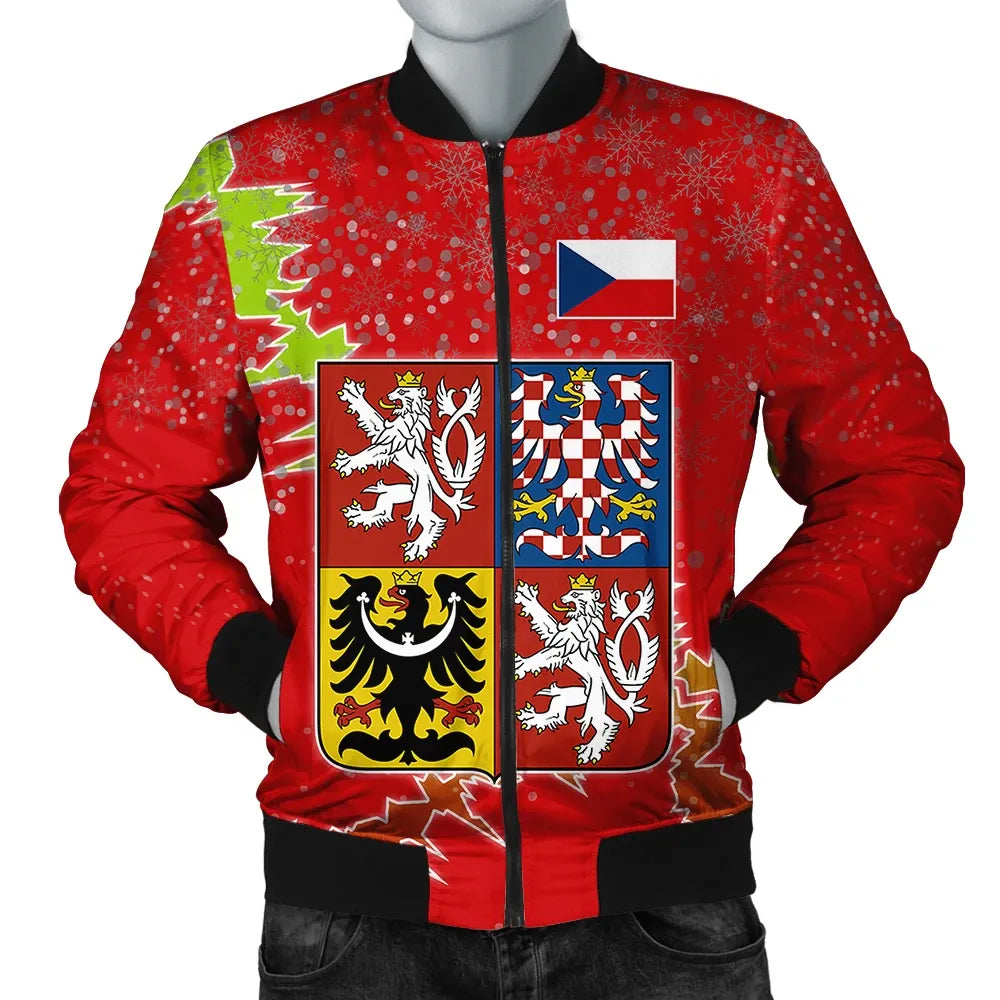 Czech Republic Christmas Coat Ofrms Men Bomber Jacket  X Style RLT13 - Wonder Print Shop