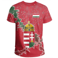 Hungary Christmas Coat Of Arms T Shirt X Style RLT8 - Wonder Print Shop