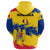 Romania Hoodie Romania Flag Brush RLT13 - Wonder Print Shop