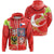 Czech Republic Christmas Coat Ofrms Zip Up Hoodie X Style RLT13 - Wonder Print Shop